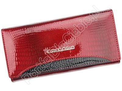 Portfel skórzany Gregorio GP-100 - Kolor czerwony