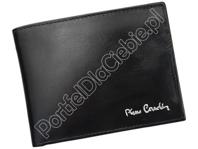Portfel skórzany Pierre Cardin YS520.1 8805 RFID - Kolor czarny