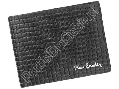 Portfel skórzany Pierre Cardin CMP 8806 - Kolor czarny